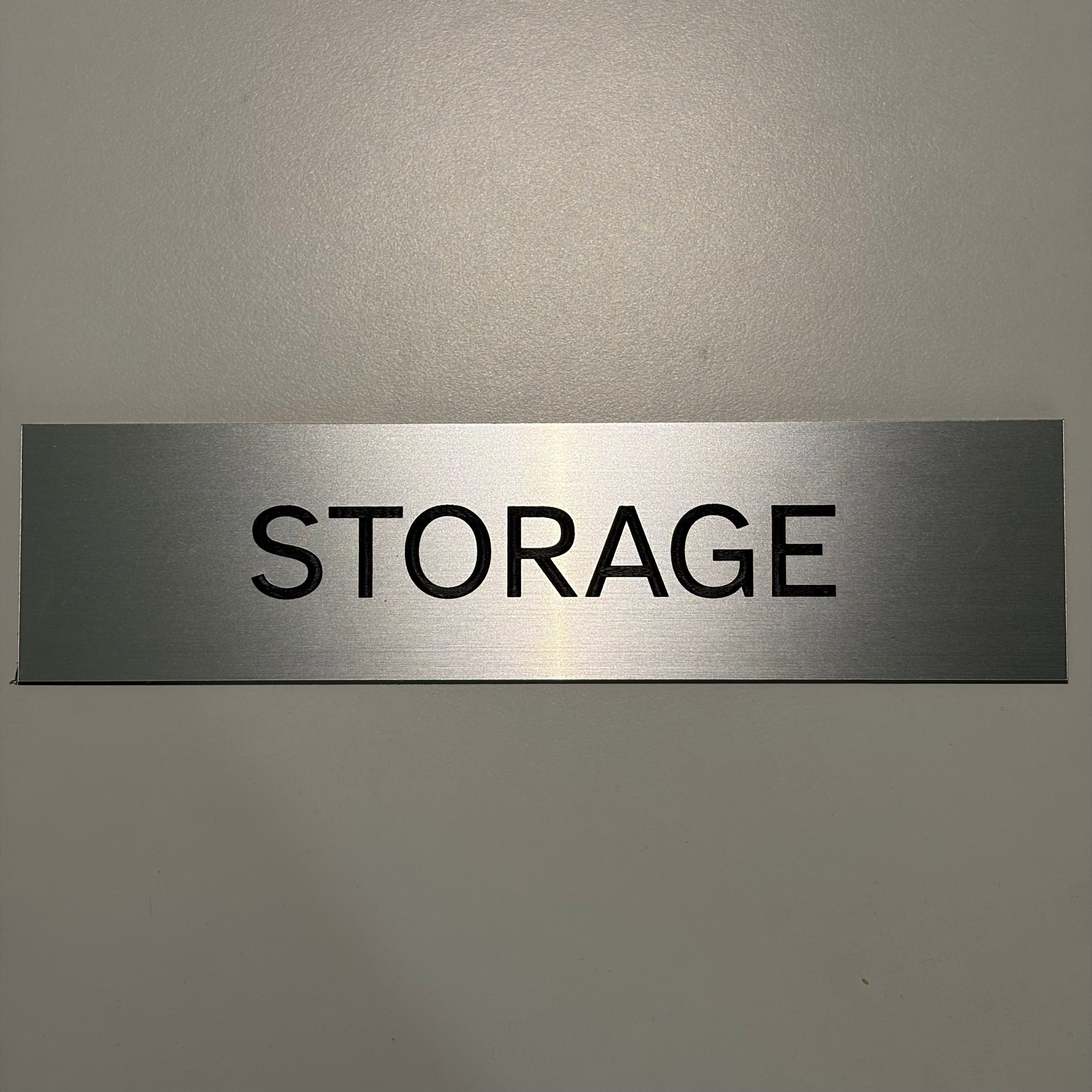 Storage Sign 8"x2"
