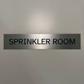 Sprinkler Room Sign 10"x2"