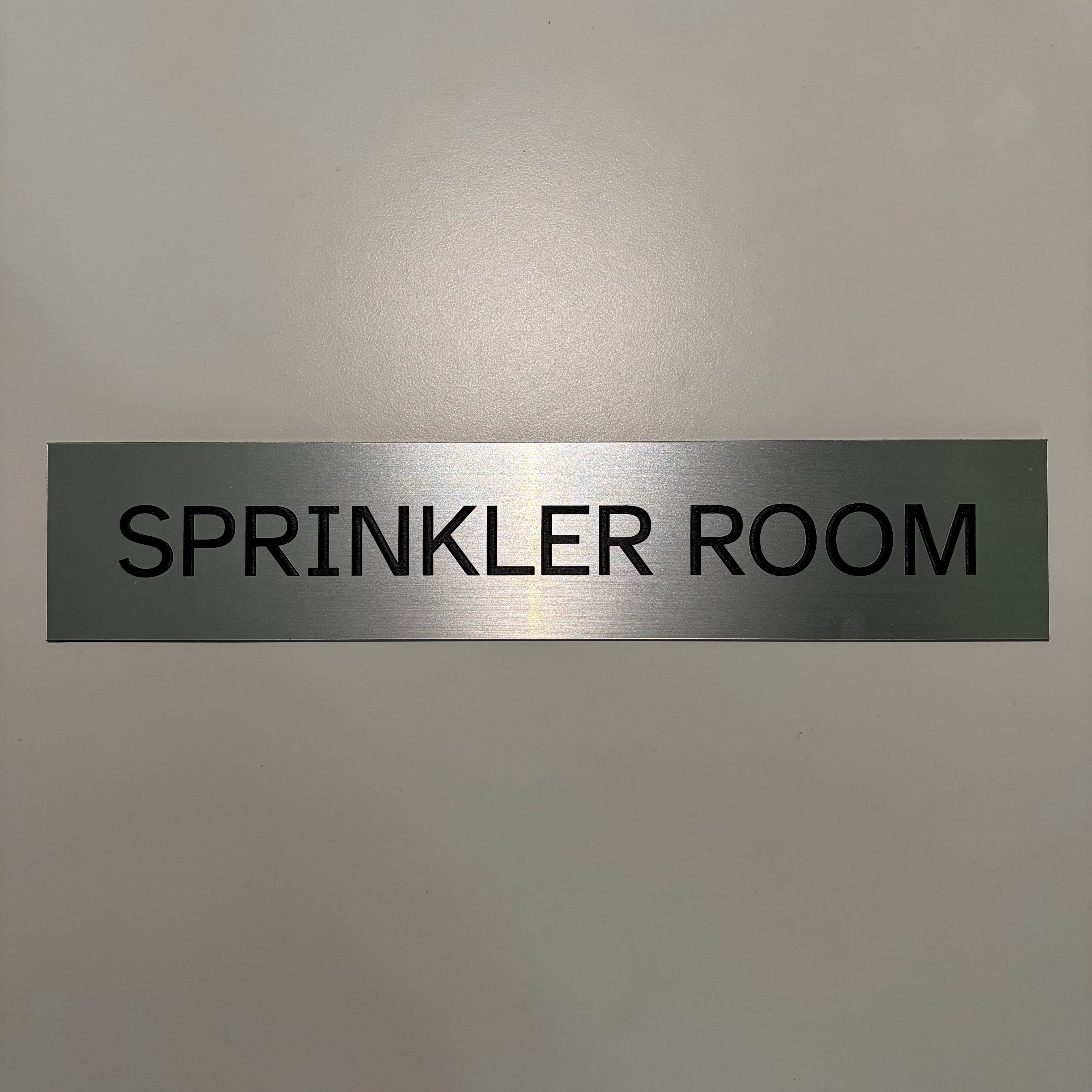 Sprinkler Room Sign 10"x2"