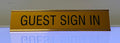Desktop Frame Gold with Insert 10"x2"