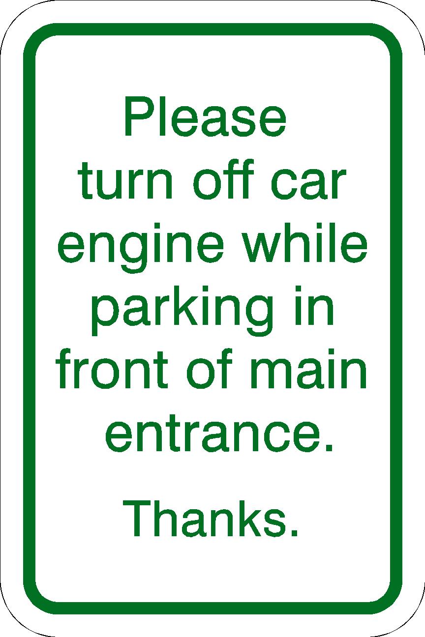 Alum 050 Turn off Engine 12"x18"